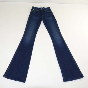 7 For All Mankind Women's A Pocket Flare Jeans Size 23 x 34 NWT Bair Denim